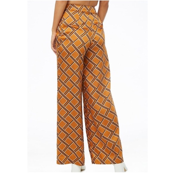 WIDE LEG PRINTED TROUSERS - Picture 4 of 6